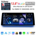 
12.8 Inch QLED Car Stereo Upgrade for BMW X1 E84 2009-2015 CIC - Wireless CarPlay Android Auto
