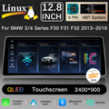BMW 3/4 Series F30 F31 F32 (2012-2019) 12.8" QLED Screen Upgrade | Snapdragon Android / Linux | NBT & EVO | Wireless CarPlay & Android Auto